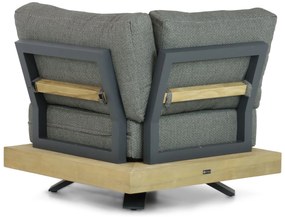 Hoek loungeset 5 personen Teak Old teak greywash  Santika Furniture Santika