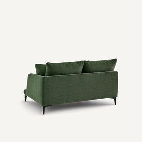 Halve bank, 2zit van polyestermix, MODERNISTE