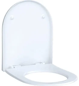 Geberit Acanto wczitting slim wrap over antibacterieel scharnieren verchroomd wit 500604012