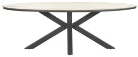 Garden Impressions Tulli tuintafel 280 x 140 cm ovaal - light teak Vironwood