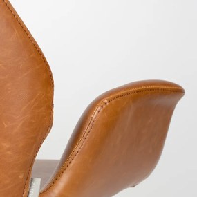 Zuiver Nikki Design Fauteuil Bruin Leer