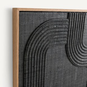 Muurdecoratie in geweven palmbladeren, Telaga
