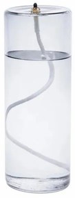 Wellmark olielamp - 19.5x7.5cm - gerecycled glas - grey 8720828222478