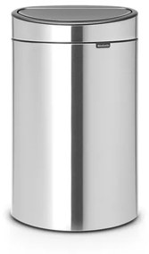 Brabantia Touch Bin Afvalemmer - 40 liter - kunststof binnenemmer - matt steel fingerprint proof 114809