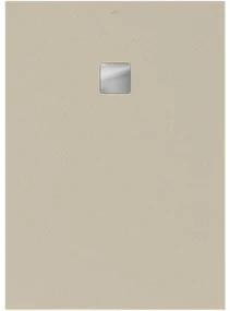 Villeroy & Boch Excello douchevloer 140x100cm polyurethaan/acryl Nature Creme uda1410exc2v-2n