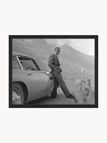 Ingelijste digitale print Sean Connery (James Bond)