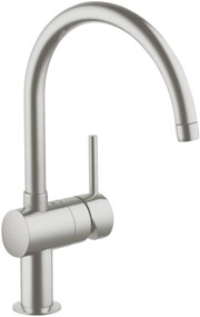 Grohe Minta keukenmengkraan met draaibare C-uitloop supersteel