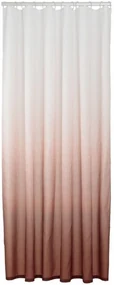 Sealskin Blend Douchegordijn 180x200 cm Donkerroze / Wit