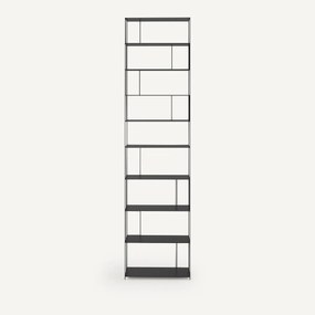 Boekenrek in metalen staal H320 cm, Parallel XXL