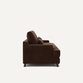 Slaapbank in chenille fluweel, Alwine