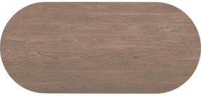 Goossens Excellent Eettafel Floyd, Semi rond 240 x 100 cm