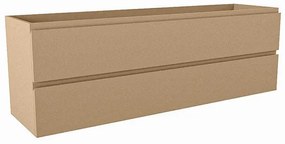 Mondiaz HAY wastafelonderkast - 150x40x50cm - 2 lades - uitsparing links en rechts - softclose - Oro M45215Oro