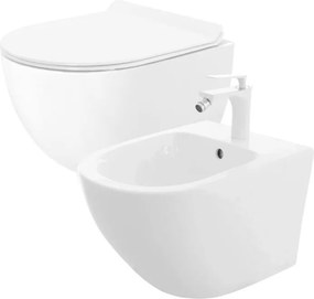 Toiletset CARTER WHITE SUSPENDED toiletpot