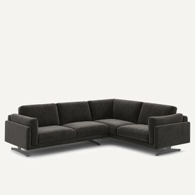 Chenille fluwelen hoekbank, César