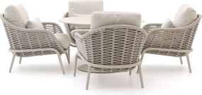 Diningset SUNS | 4 personen | Tuinset sintered stone | 5-delig | Kees Smit Tuinmeubelen