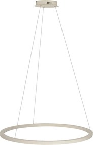 Design hanglamp beige 80cm incl. LED 3-staps dimbaar - Girello