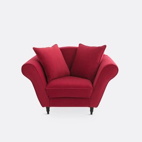 Fauteuil in fluweel, Lipstick