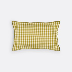 Gingham katoen/linnen kussenhoes, Cottage