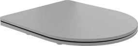 Mexen slow-close slanke toiletbril, duroplast, lichtgrijs mat - 39740061