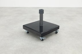 Platinum verrijdbare parasolvoet Rome 40 kg - Black Polished