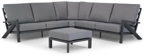 Hoek loungeset 5 personen Aluminium Grijs  Santika Furniture Santika Cinta