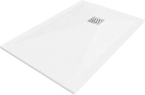 Mexen Stone+ rechthoekige composiet douchebak 90 x 80 cm, wit - 44108090