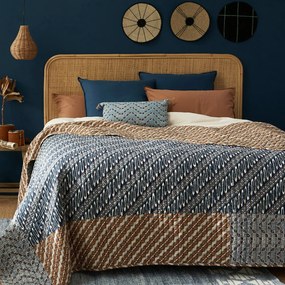 Kantha beddensprei in gewassen katoen, Midako