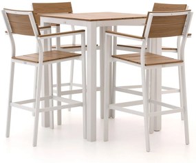 Barset Bellagio | 4 personen | Tuinset polywood | 5-delig | Kees Smit Tuinmeubelen