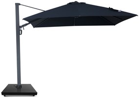 Zweefparasol 3x3m S2 Excellent (excl. voet) Grijs-antraciet Camello Luna