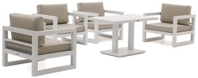 Forza Calleo/Ciro 120cm dining stoel loungeset 5-delig