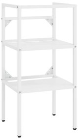 vidaXL Wastafelframe 40x38x83 cm ijzer wit