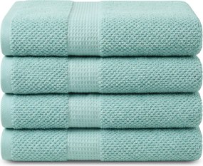Handdoek Popcorn Collectie – 4 stuks – 50×90 – mint