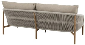 4 Seasons Outdoor Milos loungebank amber Loungebank   taupe weerbestendig