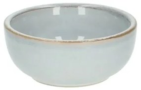 Schaal, reactieve glazuur, steengoed, grijs,Ø 7,5 cm