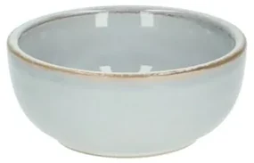 Schaal, reactieve glazuur, steengoed, grijs,Ø 7,5 cm