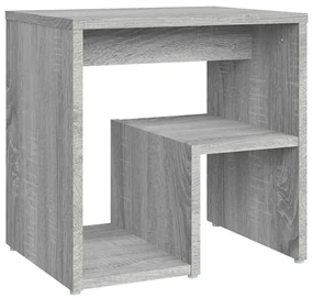 vidaXL Nachtkastje 40x30x40 cm bewerkt hout sonoma eikenkleurig