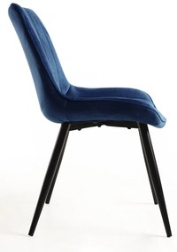 Set van 2 Lene Fluwelen Stoelen