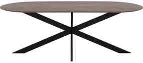 Goossens Excellent Eettafel Floyd, Semi rond 260 x 100 cm