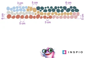 INSPIO Druppel muurstickers voor de kinderkamer