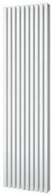 Plieger Siena designradiator verticaal dubbel 1800x462mm 1564W wit structuur