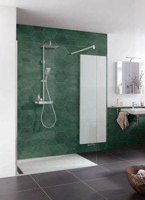 HSK Walk In Pro inloopdouche 120x200cm Helder glas/Mat wit