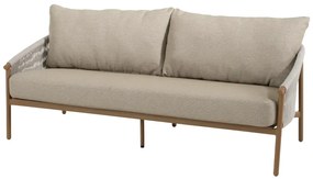4 Seasons Outdoor Milos loungebank amber Loungebank   taupe weerbestendig