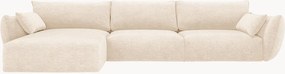 Chenille hoekbank Matera (4-zits)