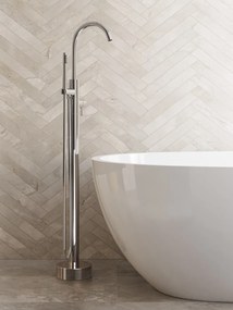 Saniclear Talpa Curved vrijstaande badkraan chroom
