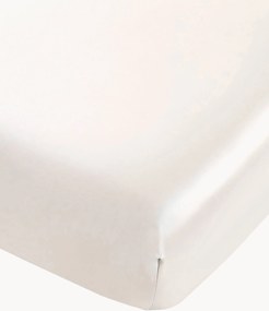 Hoeslaken 4A van moerbeizijde Silk White, 22 momme