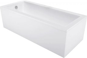 Mexen Cubik rechthoekig bad 170 x 70 cm met ombouw, wit - 55031707000X