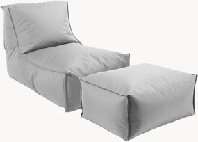 Outdoor zitzak Lounger Der Sundowner met poef & beschermhoezen