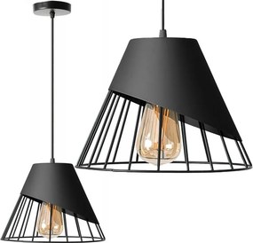 HANGLAMP ZWART METAAL APP227-1CP