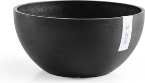 Ecopots bloempot Brussels 30– Rond – Dark Grey – diameter 30 x H14,8 cm