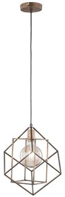 Wofi Hanglamp Girona Single LED goudkleurig
